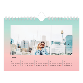Fotokalender A5 — Pastelltoner