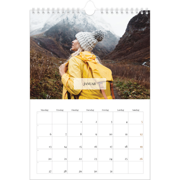 Fotokalender A4 — Klassisk kalender