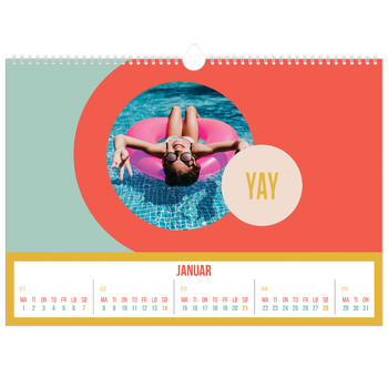 Fotokalender A3 — Lyst og vakkert