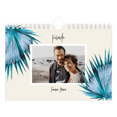 Fotokalender A5 — Malte blomster [kalender-forside]