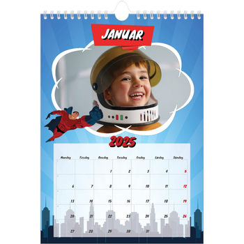 Fotokalender A4 — Tegneserie