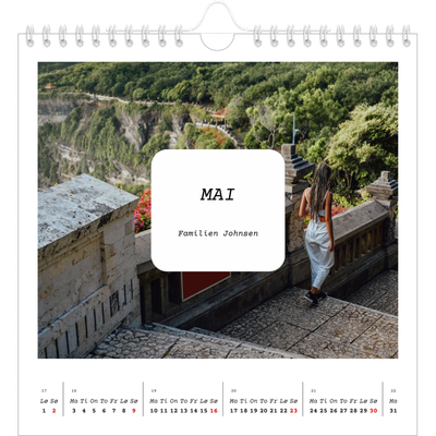 Månedskalender kvadratisk — Den fulle historien [Mai]