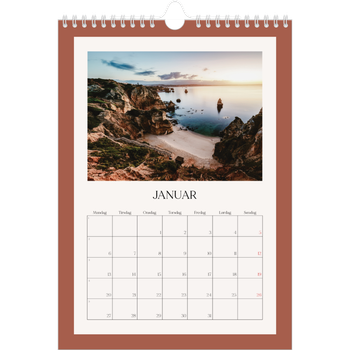 Fotokalender A4 — Klassiske farger