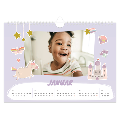Fotokalender A4 — Magisk regnbue [Januar]