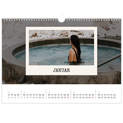 Fotokalender A3 — Portrettredigeringen [Januar]
