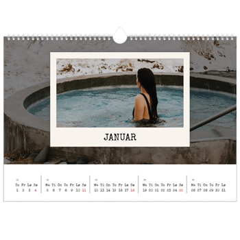 Fotokalender A3 — Portrettredigeringen