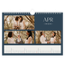Fotokalender A4 — Skifer & seriffer [April]