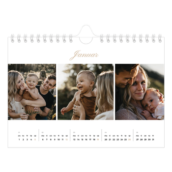 Fotokalender A5 — Elegant kalender