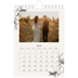 Fotokalender A5 — Blekk & blomst [April]