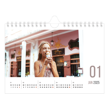 Fotokalender A5 — Tall for måned