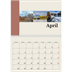 Fotokalender A4 dobbel (30 x 40 cm) — Verdens severdigheter [April]