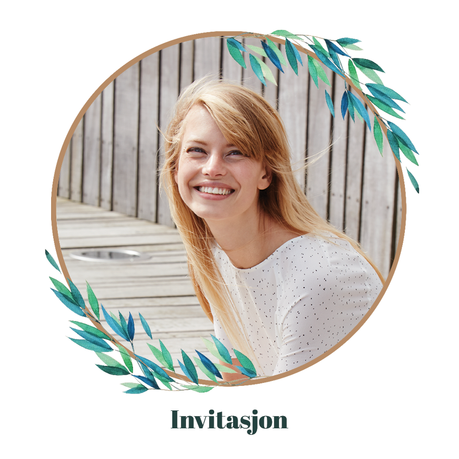 Invitasjoner — Eukalyptus vannfarge