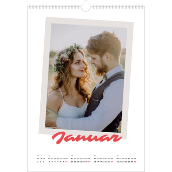 Fotokalender A3 — Signert trykk