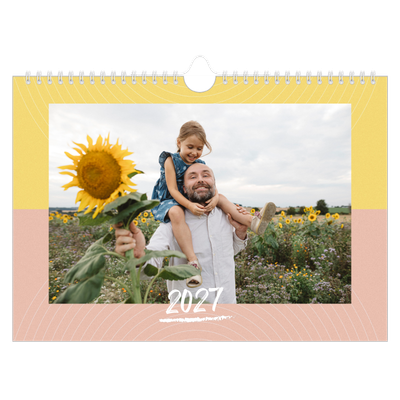 Fotokalender A4 — Fargerik kalender [kalender-forside]