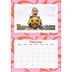 Fotokalender A4 dobbel (30 x 40 cm) — Lek med mønster [Februar]