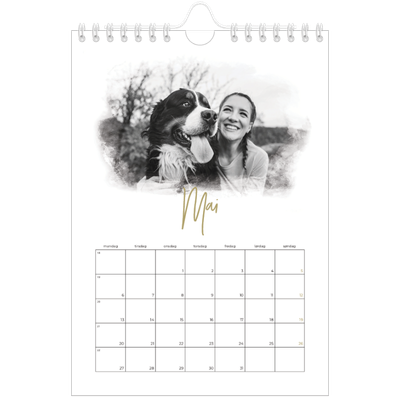 Fotokalender A5 — Diffuse bilderammer [Mai]