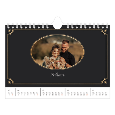 Fotokalender A5 — Vintage klassisk [Februar]