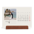 Bordkalender med trestativ - Liggende  — Initialer i blomst [Februar]