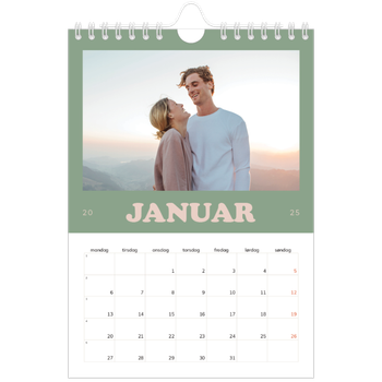 Fotokalender A5 — Retro rammer
