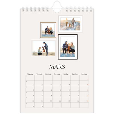 Fotokalender A5 — Bildevegg [Mars]