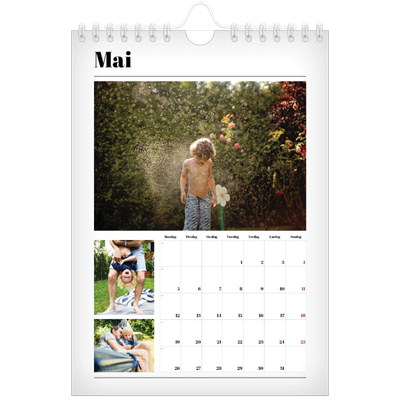 Fotokalender A5 — Avisstil [kalender-forside]