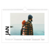 Fotokalender A4 — Hvit kalender [Januar]