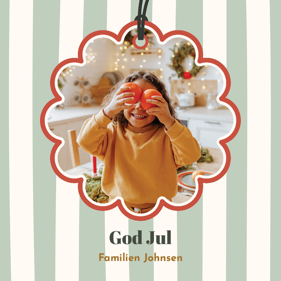 Fotokort — Pastellstriper