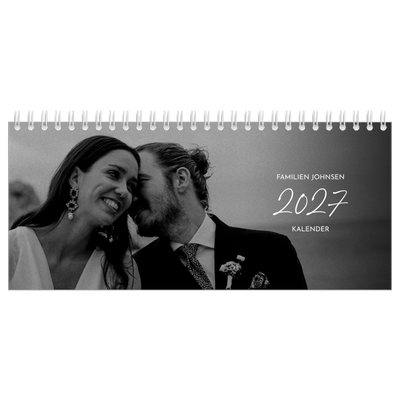 Bordkalendere — Elegant skrift [kalender-forside]