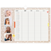 Familiekalender A3 Liggande — Rustikk planlegger - Familie på 4 [Mars]