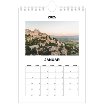 Fotokalender A5 — Enkelt bilde