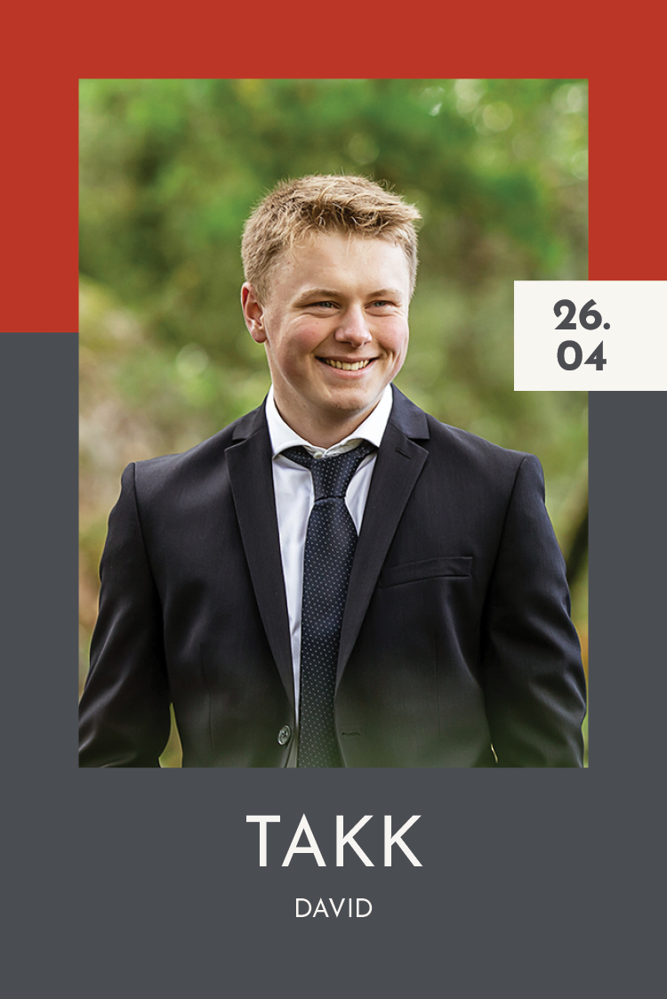 Takkekort — Komplementære farger