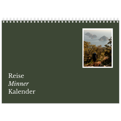 Fotokalender A4 dobbel (30 x 40 cm) — Redaksjonell Jord [kalender-forside]