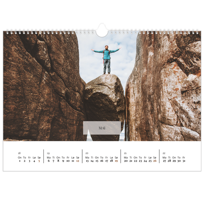 Fotokalender A3 — Klassisk kalender [kalender-forside]