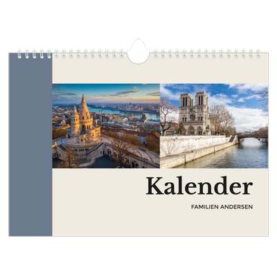 Fotokalender A4 — Verdens severdigheter [kalender-forside]