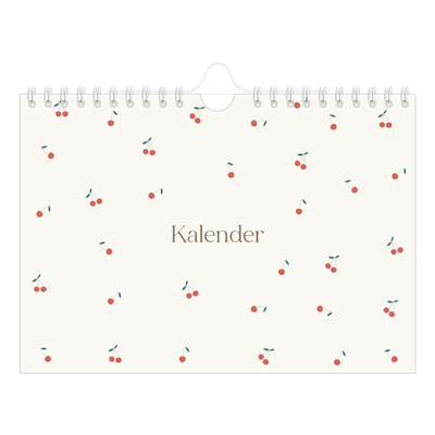 Fotokalender A5 — Kirsebærlykke [kalender-forside]