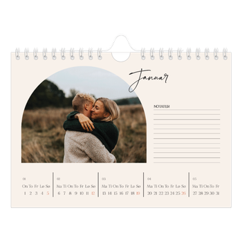 Fotokalender A5 — Buet bilderamme