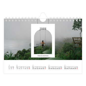 Fotokalender A5 — Den åpne buen