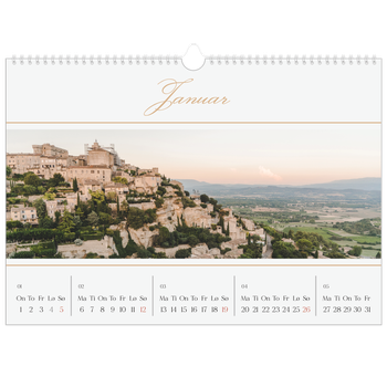 Fotokalender A3 — Elegant gull