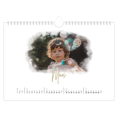 Fotokalender A4 — Diffuse bilderammer [Mars]