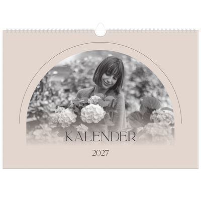 Fotokalender A3 — Enkel botanisk [kalender-forside]