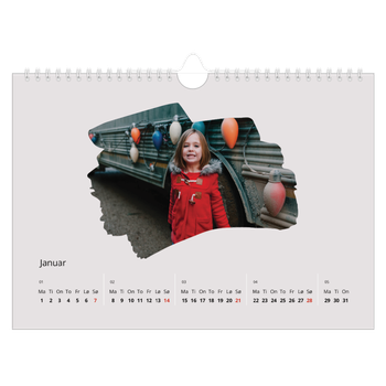 Fotokalender A4 — Malte bildefelt