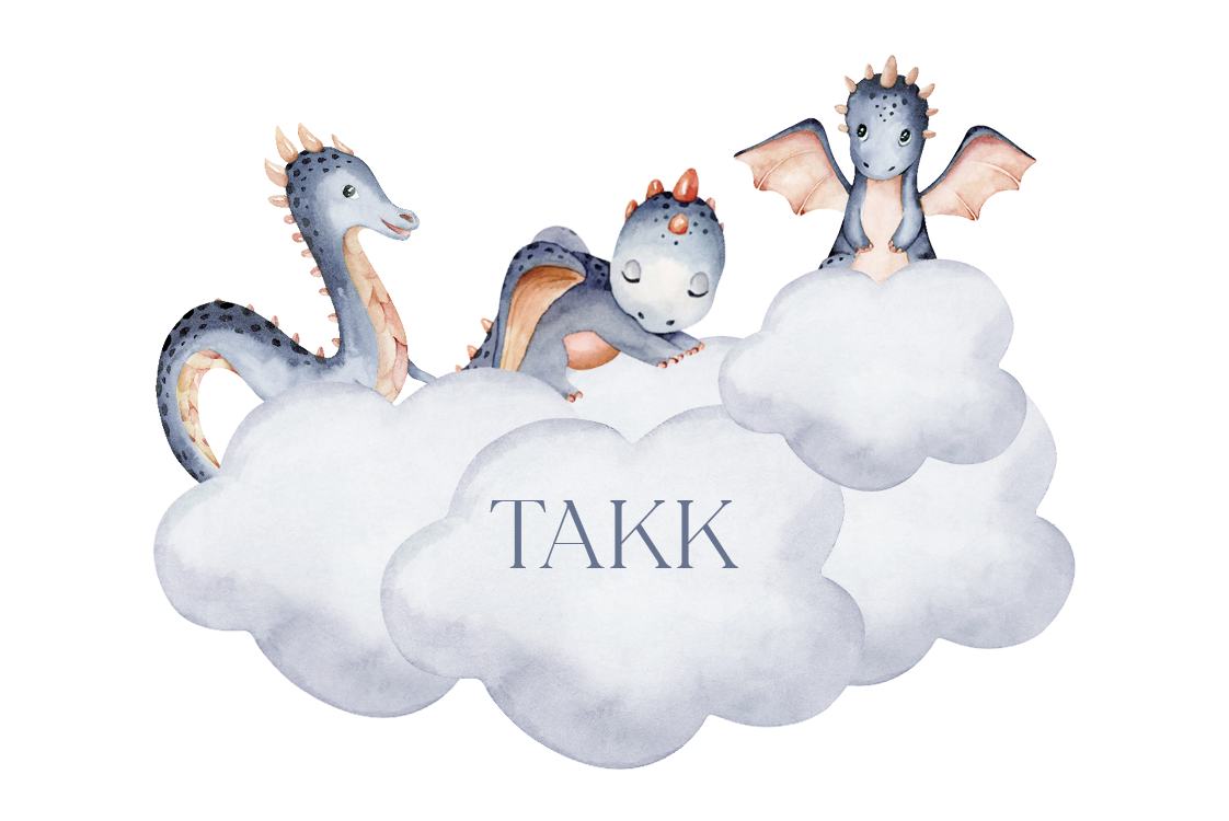Takkekort — Fantasi initial