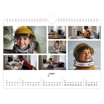 Fotokalender A4 — Bildecollage
