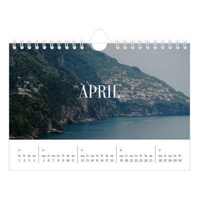 Fotokalender A5 — Endeløs flukt [April]