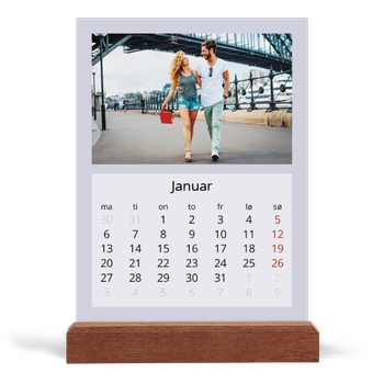 Bordkalender med trestativ - Stående — Stilrene farger