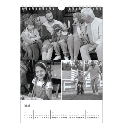 Fotokalender A4 (20 x 30 cm) — Bilder i fokus [kalender-forside]