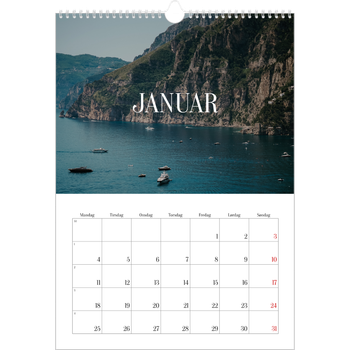 Fotokalender A3 — Endeløs flukt