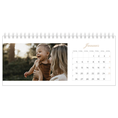 Bordkalendere — Elegant kalender [Januar]