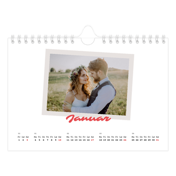 Fotokalender A5 — Signert trykk