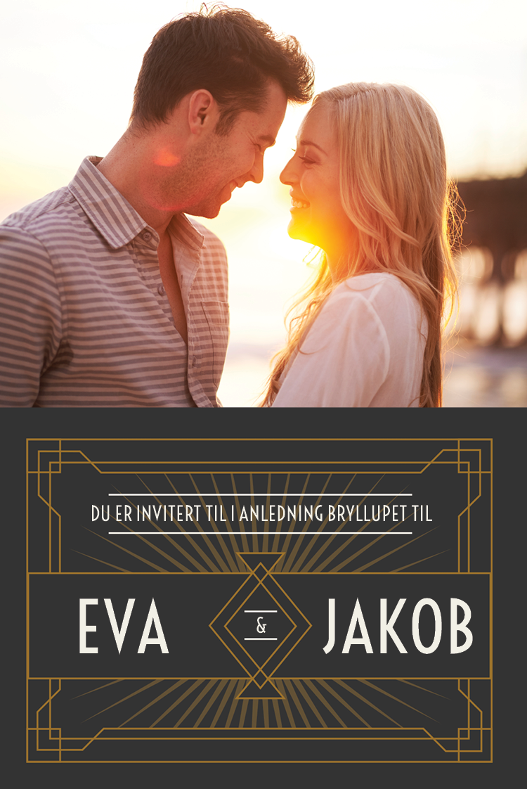 Invitasjoner — Gatsby navnskilt